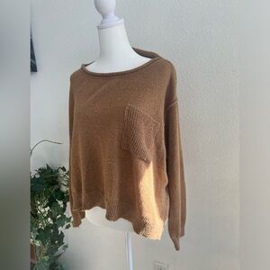 Women’s forever 21 bronze oversized knit sweater size L